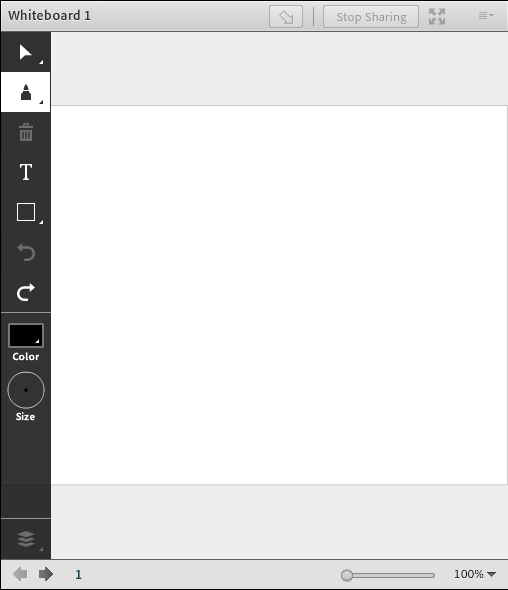 Sharing a Whiteboard in an Adobe Connect Meeting eLearning Support