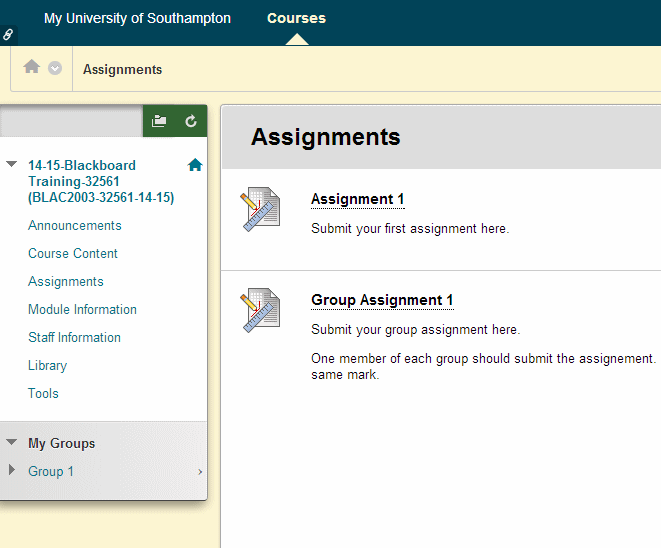 how to submit an assignment