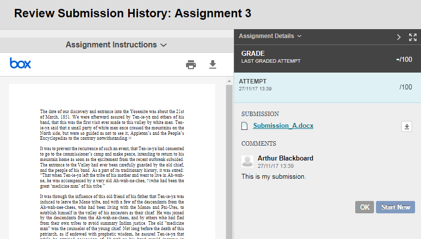 how to submit group assignment in blackboard