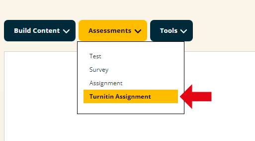 turnitin creating an assignment