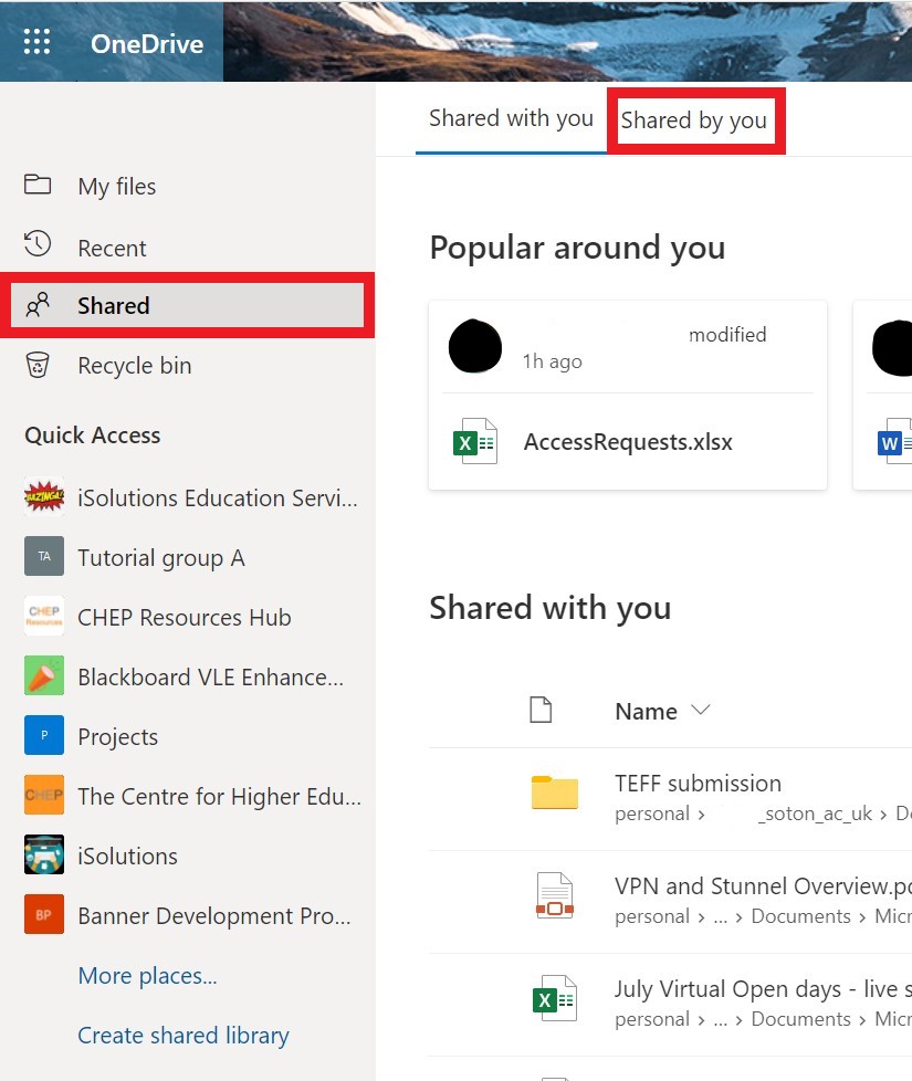 Microsoft 365 – How to stop sharing OneDrive files and folders – eLearning  Support and Resources